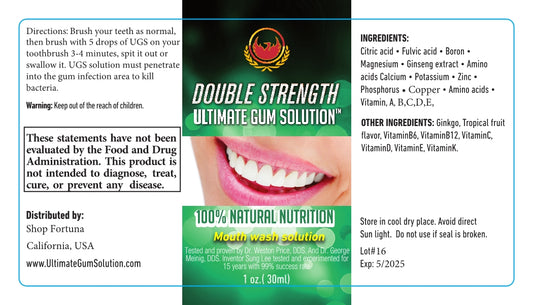 4-pack DOUBLE Strength Ultimate Gum Solution - Ultimate Gum Solution