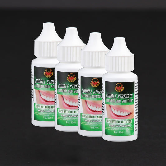 DS-Ultimate Gum Solution DOUBLE Strength Pack - 4 - 1 oz Bottles - The Ultimate Gum Solution